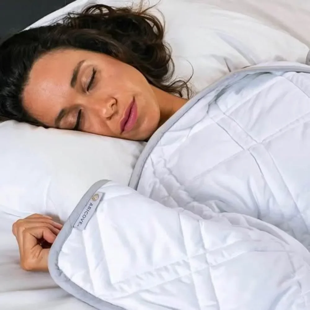 Aricove Cooling Weighted Blanket, 20 lbs, Queen Size for Adults, Luxury Heavy Bl